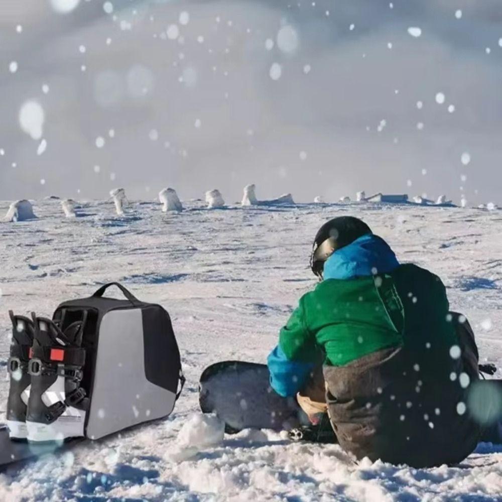 Waterproof Snowboarding Storage Bag Shoes Gloves Ski Crossbody Bag Ski Boot Bag Outdoor Sports