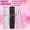 10ml Crystal Perfume Spray Bottle Travel Refillable Bottles Mini Potable Bling Glitter Empty Cosmetic Containers Atomizer Bottle