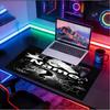 Custom Name Personalized Michael Jackson Pattern Mousepad, Laptop PC Desk Mat, Decorative Desk Mat for Home Keyboard Pad Gift