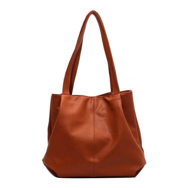 2024 Vintage Chic Pu Handbag With Spacious Interior And City Classic Design