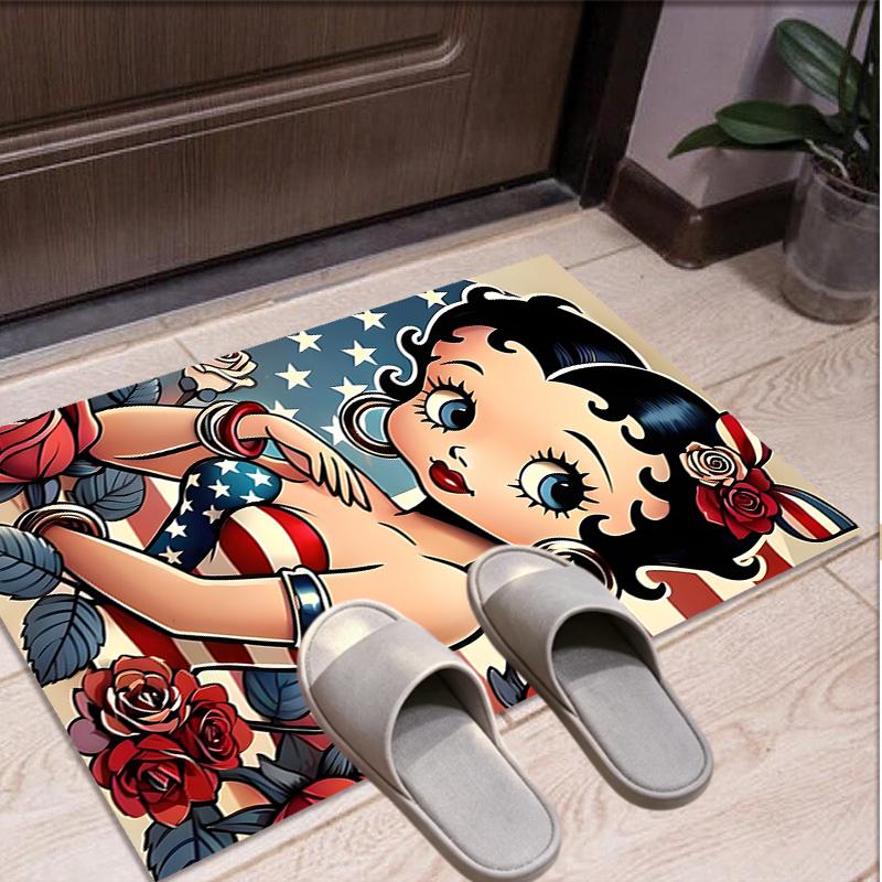 Sexy Doll Pattern Rug, Indoor/Outdoor Mat, for Picnic, Gameroom, Bedroom, Office, Living Room, Home Decor Carpet, Birthday Gift