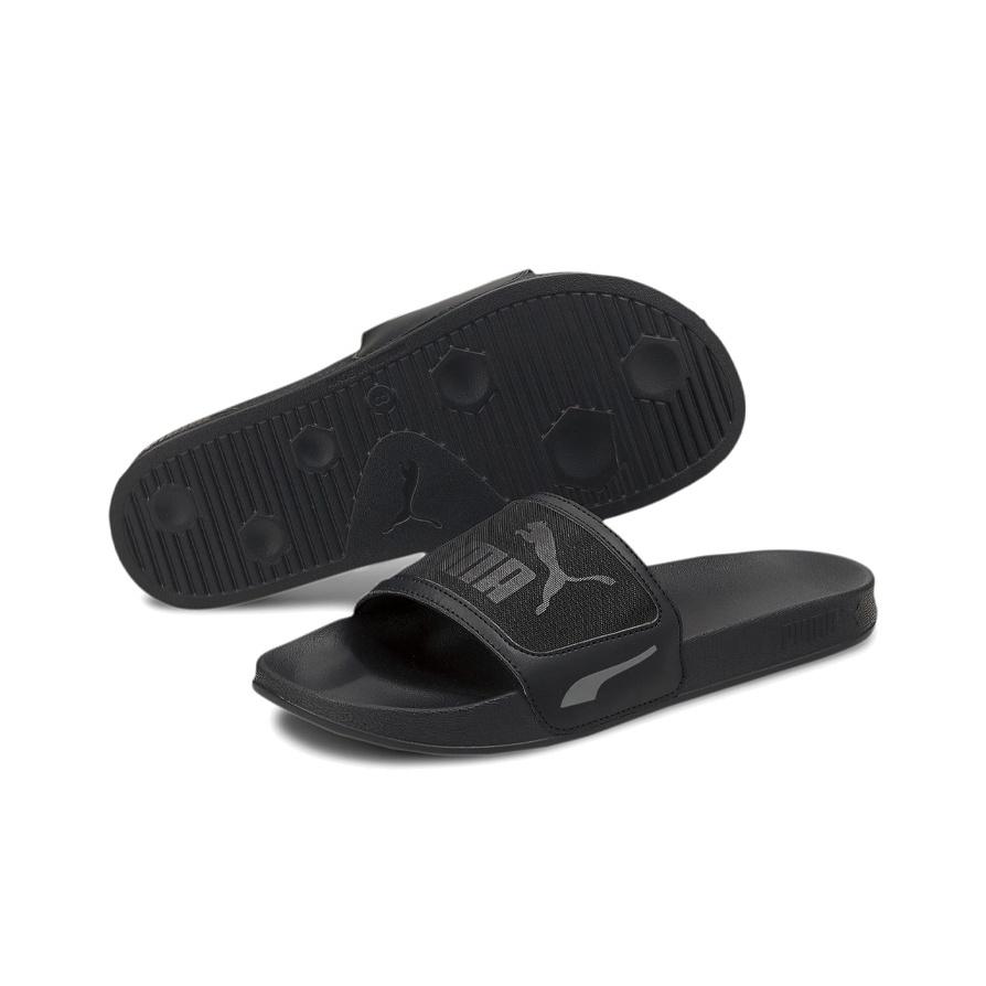 Puma Leadcat Ftr Mono Толстая подошва Уличные Ева шлепанцы Унисекс сандалии Черный 375101-01