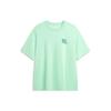 Comfortable Round Neck Sweat Absorbing Short Sleeve Letter Print T-Shirt Men Tops Cool-Green AHSU305-3