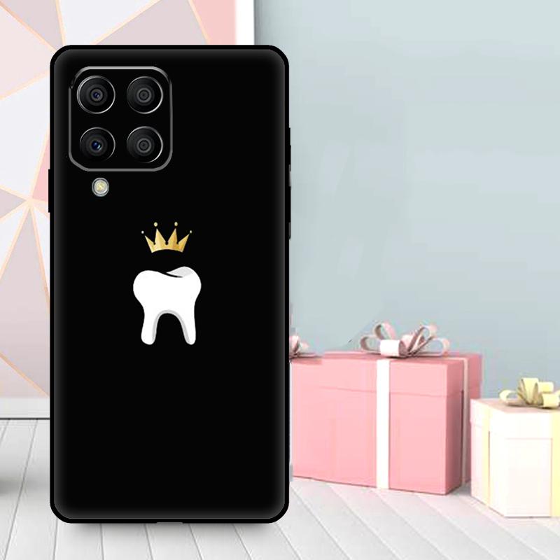 Милый Чехол-Зуб Стоматолога Для Samsung Galaxy M56 M52 M32 M53 M16 M11 M21 M31 M35 M12 M13 M14 M15 M36 M55 M34 M54