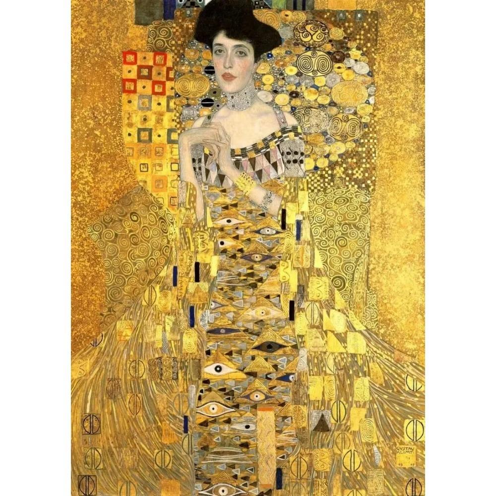 Classic Abstract Figure Artworks of Gustav Klimt, Including "The Kiss" and "The Tree of Life" Home Decor Gifts.