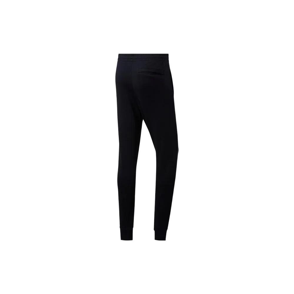 Reebok Mid Rise Fitted Knitted Sweatpants Men's Black (Unisex) Knitted Sweatpants FK2671