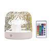 Bedroom Bedside Lamp Water Ripple Night Rechargeable Multipurpose Atmosphere for Kids Room