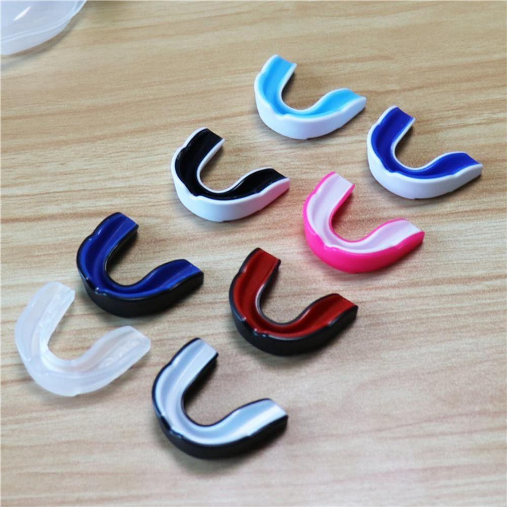 Karate Rugby With Plastic Case Box Sports Mouth Guard Adults Mouthguard Eva Teeth Protector