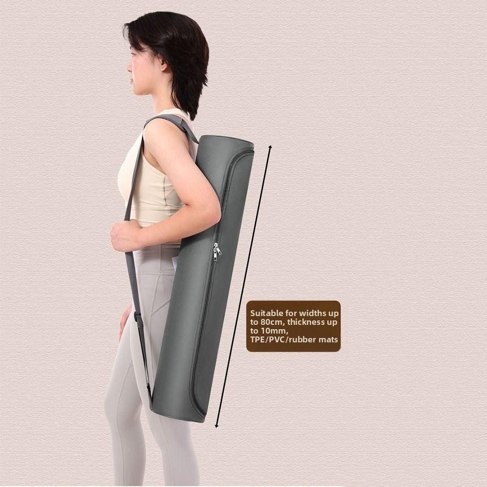 Adjustable Strap Fitness Mat Carrier Waterproof Pilates Mat Backpack Gym Mat Cover Sports