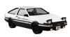 AOSHIMA Initial D Такуми Фудзивара AE86 Trueno Том 1 Характеристики Масштаб Пластик Модель № 5 1/24