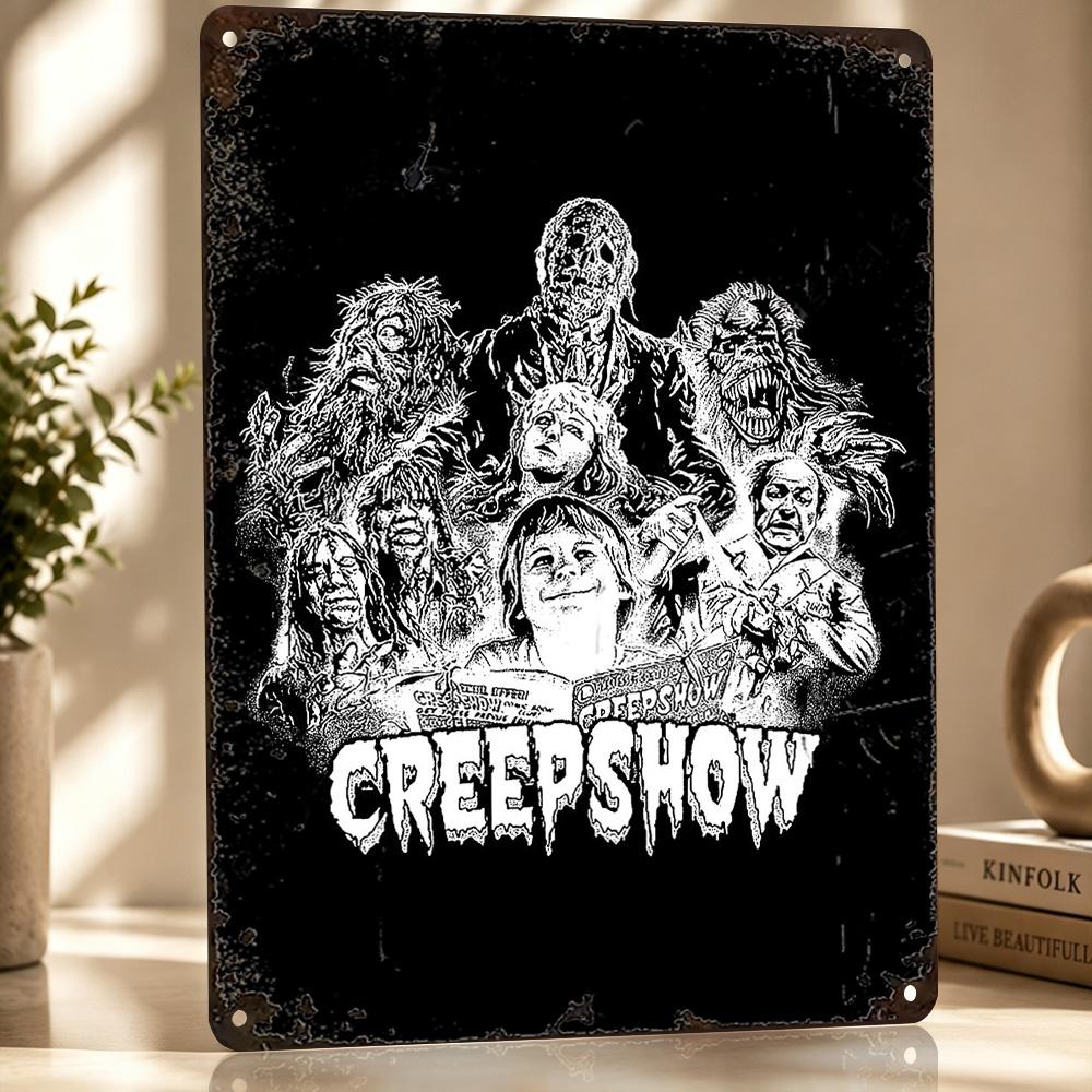 Creep D Texture Printed Poster Custom Vintage Metal Tin Plate Sign for Wall Art Luxury Decoration Home Decor Items Funny Signs