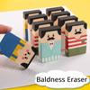 Bald Man Bald Man Eraser Without Leaving Marks Pencil Rubber Cute Pencil Eraser  Learning Prize