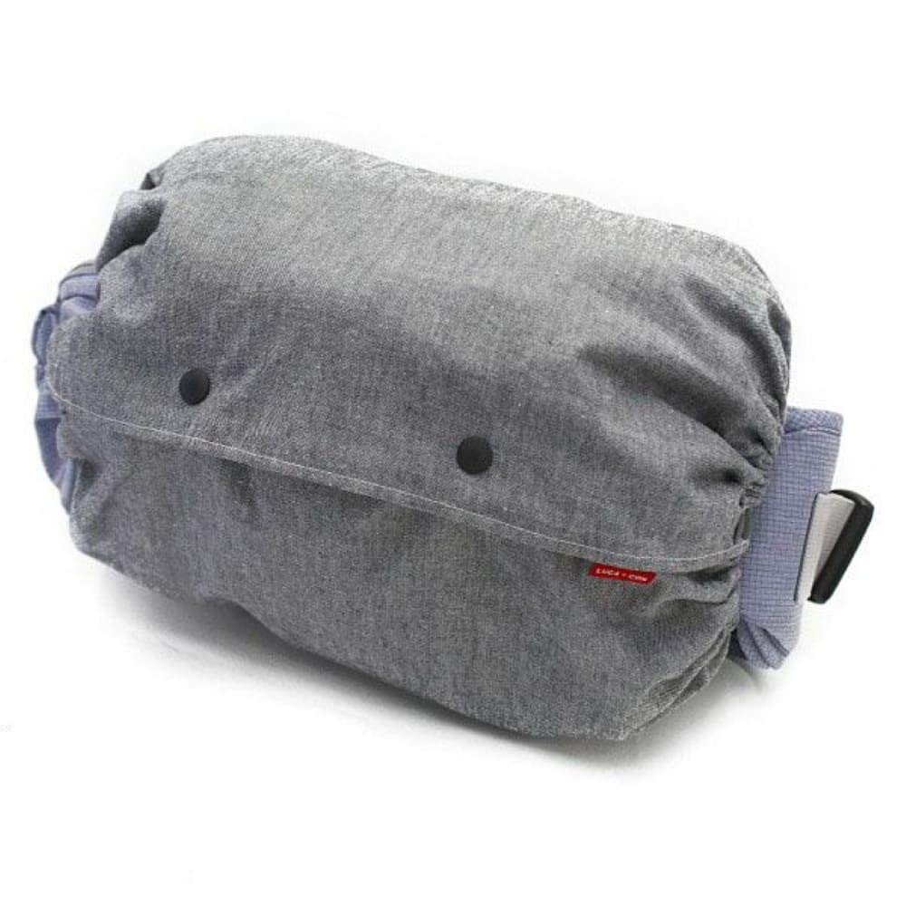 Baby Carrier Storage Cover Seat Carrier Compatible 2 Year Warranty with Usage Book Included Dungarees Seat Dungarees Gray [Rukako] [Hip Size] 80-002