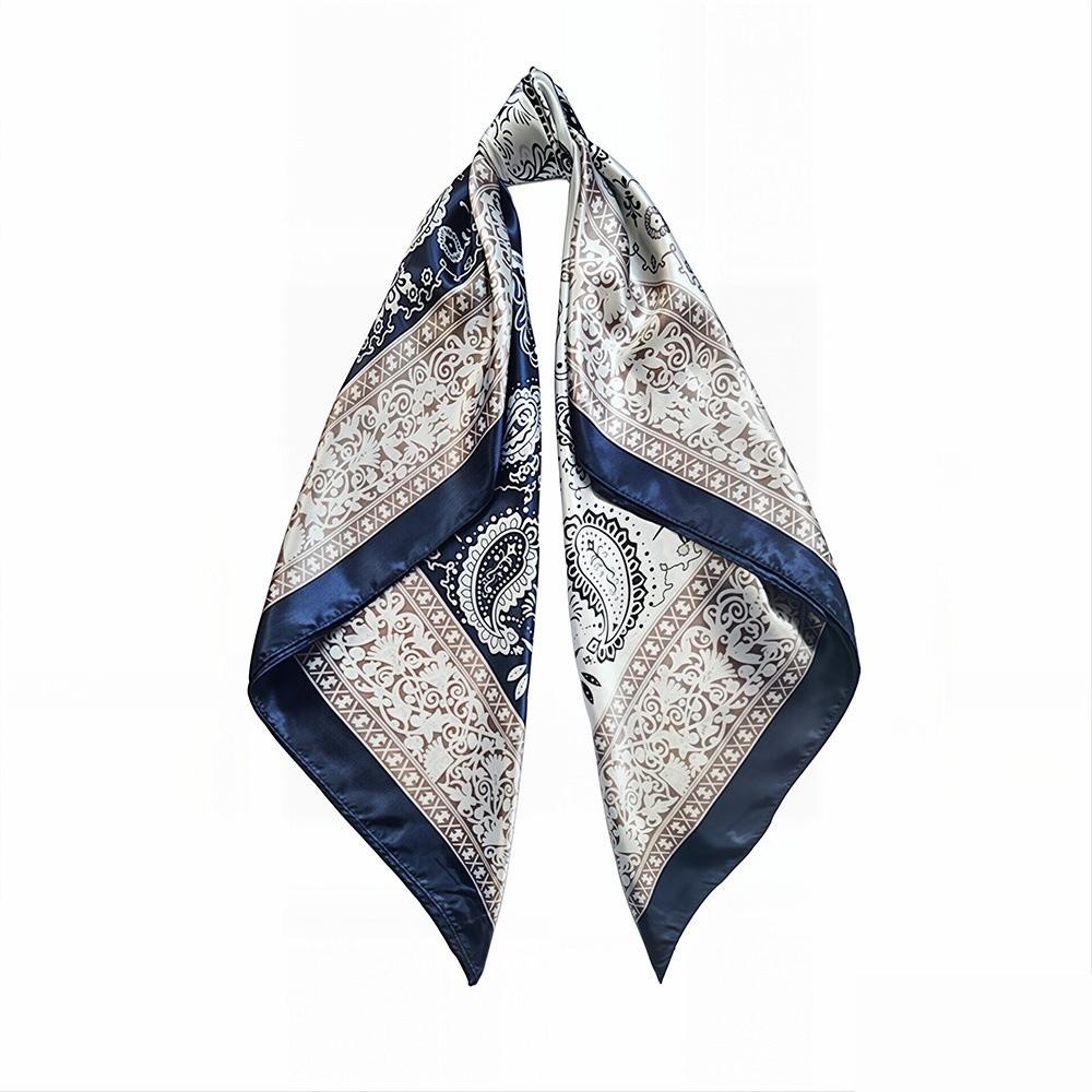 Floral Printed Women's Scarf Bohemian Paisley Bandana Exquisite Muslim Headscarf Hair Wrap