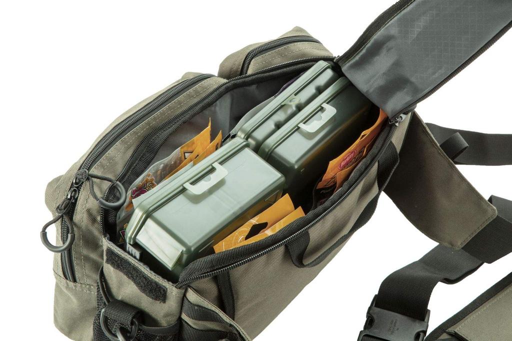 Сумка-пояс AbuGarcia, большая, 3 красных и розовых цвета