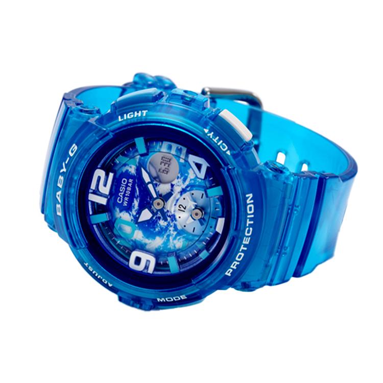 Casio Женские часы BABY-G Синие BGA-190GL-2B BGA-190GL-2B