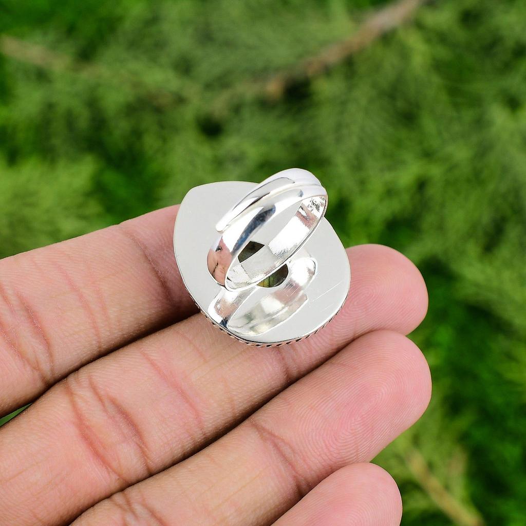 Грушевидный лабрадорит, свадебное модное кольцо для сестры, ювелирное изделие из серебра 925 пробы