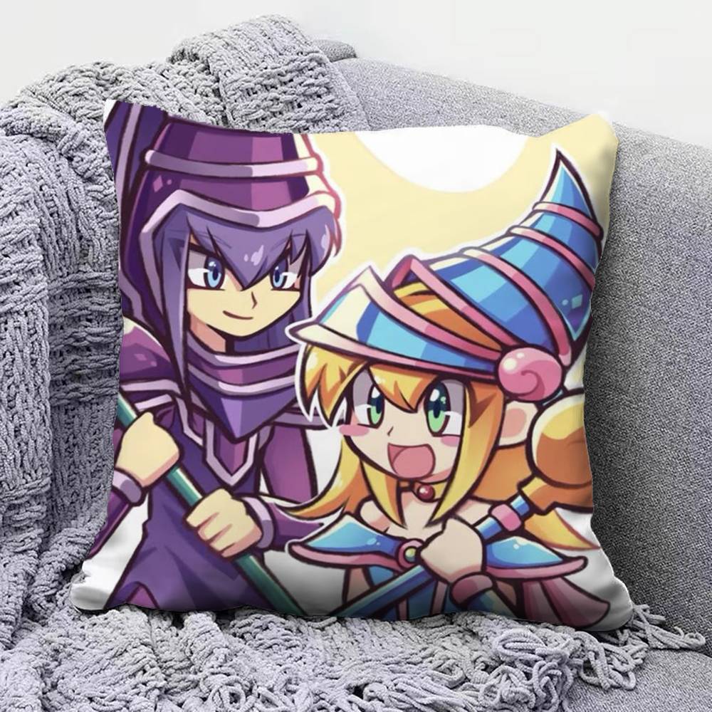 Black Magician Girl Yo-Gi-Oh! Anime Girl Pillow Covers, Home Sofa Cushion Covers And Aecorative Custom
