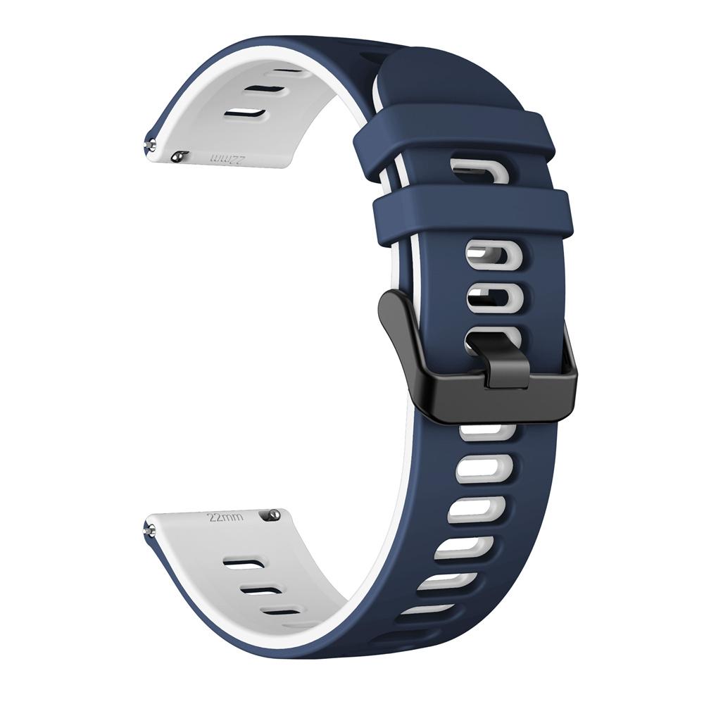 22 мм ремешки для Xiaomi Watch S3/S2/S1 высококачественный силиконовый ремешок для часов Suunto Race S браслет двухцветный браслет