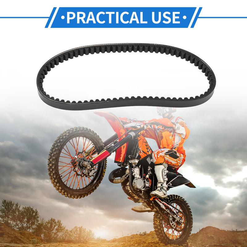 Motoforti Drive Belt for LEAD 110 for NHX110 for SCR110 for GFM 110cc CVT Wear-Resistant Black Powersports V-Belt