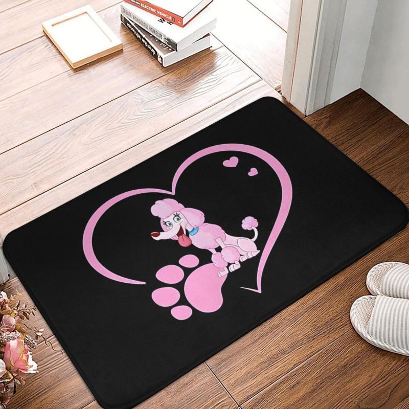 Cartoon Corgi WELCOME Print Doormat Non Slip Entrance Rug Bathroom Kitchen Floor Mat Home Decor