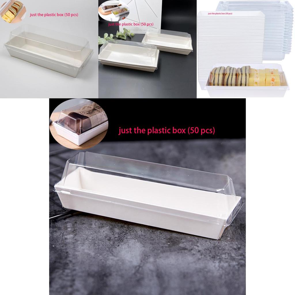 Высококачественная белая картонная коробка для длинной квадратной трехминутной бумажной коробки с мясной нитью, маленьким пирогом с яичным желтком в форме ракушки, слоеным пирогом, коробка для рулона полотенца