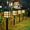 1/2/4/6/8pcs Led Solar Pathway Lights Waterproof Outdoor Solar Lawn Lights for Garden Landscape Path Yard Patio Driveway Walkway