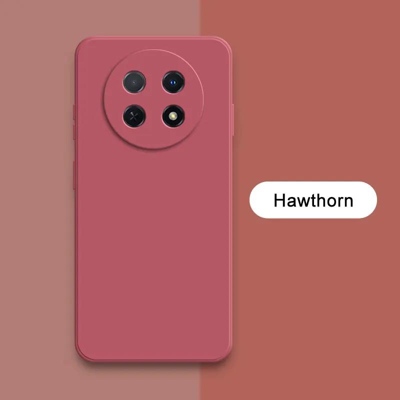 Square Liquid Silicone Back Case for Huawei Nova Y91 Global Mobile Phone Cover NovaY91 Camera Protective Shockproof Bag