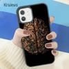 Krajews Анатомия Мозг Мягкий Чехол Для Телефона Для iPhone 18 17 Air 16 15 14 plus 11 12 13 pro max coque Чехол Fundas