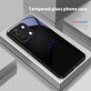 Простой и большой для OnePlus Nord 3 5 6T 7 Pro 8 12 10T Reno8 Lite 5G 10R Nord N30 Чехол для телефона из закаленного стекла с твердой оболочкой Черный