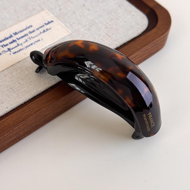 Ацетатная заколка-банан, заколка-твист, корейская новая заколка для хвостика, простая большая нескользящая заколка для волос, головной убор, аксессуары для волос для девочек и женщин