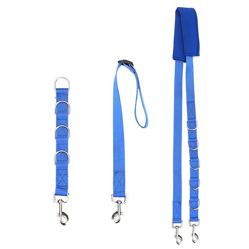 Классический комплект из 3 предметов: ремень для ухода за собаками, D-образные кольца, ремень для купания, принадлежности для домашних животных, регулируемый свободный размер, ошейник для домашних животных, шлейка для собак