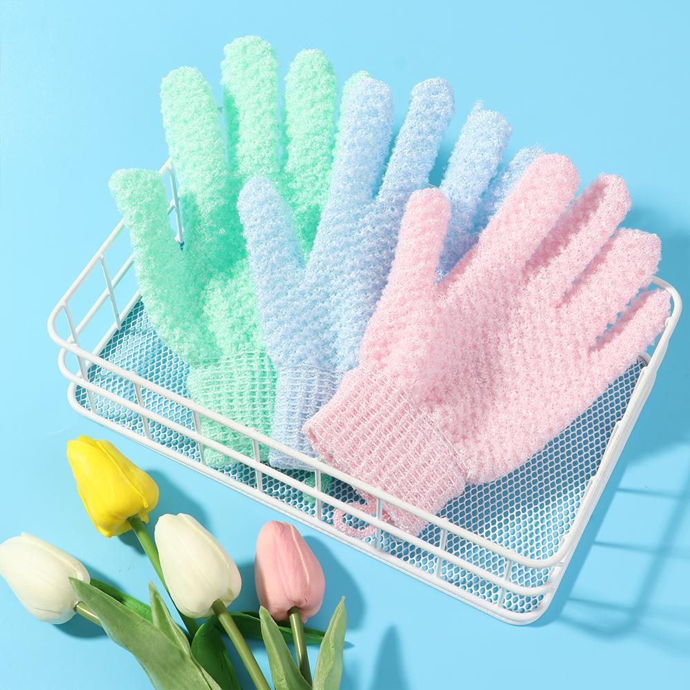Exfoliator Scrub Mitt Rub Two-sided Thicken Bath Towel Body Cleaning Peeling Glove Bath Scrub Glove
