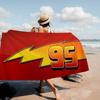 Cartoon Movie C-Cars Anime Beach Swimming Towel Soft Absorbent Washcloth Children's Gifts For Kids Travel Camping Gym