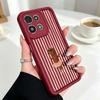 Cute Striped Dachshund Cover For Motorola Moto G86 G85 G75 G56 G35 G24 G06 Edge 70 60 50 Fusion Eye Ladder Phone Case