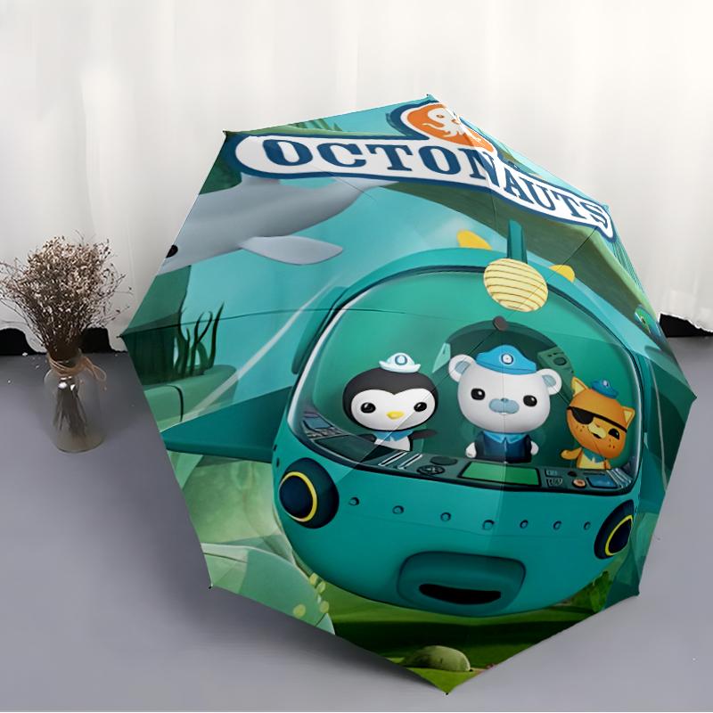 1pc OCTONAUTS1 Umbrella, Sun Protection, And UV Shielding. It Has Eight Sturdy Ribs for Outdoor Use And Perfect Gift