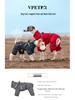 Medium & Small Dog Raincoat with Leash Hole - Waterproof & Reflective Puppy Jacket