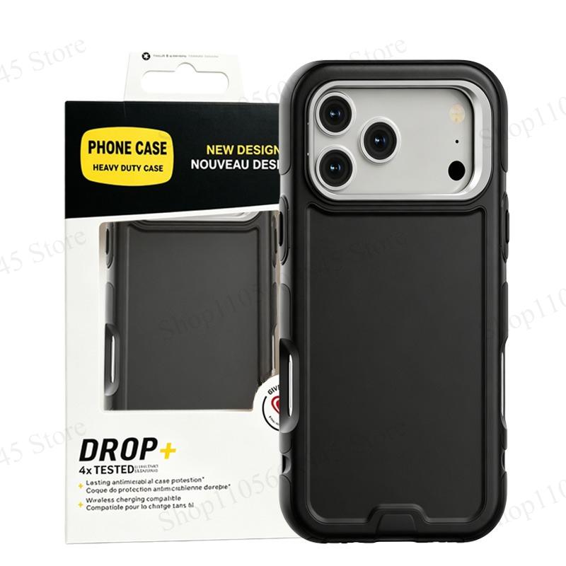 Прочный чехол Ott Box Defender Armor для iPhone 18 17 16 15 14 13 12 Pro Max 16 15 14Plus, PC+TPU, магнитный, ударопрочный, защита от царапин