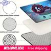 Pokemon Shiny Rayquaza Pixel Battle Print Non-slip Doormat, Soft Absorbent Floor Rug for Home Decor