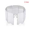 9 Plates Foldable Gas Stove Windshield Outdoor Camping Cooking Burner Windproof Screen