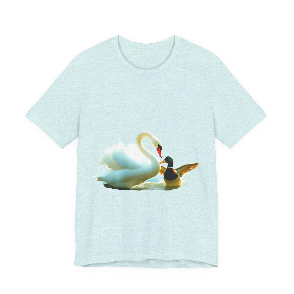 Swan And Duck Wildlife Pond Graphic Tee