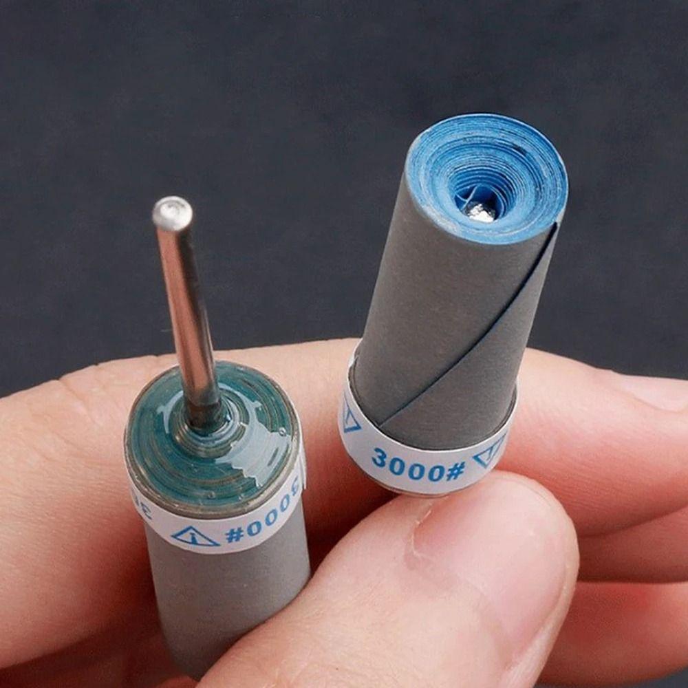 1 шт. Шлифовальный барабан Наждачная бумага Стержень 2,35 мм Хвостовик Вращающиеся инструменты Шлифовальные ленты Лента Для электрической шлифовальной машины Запчасти для инструментов Абразив