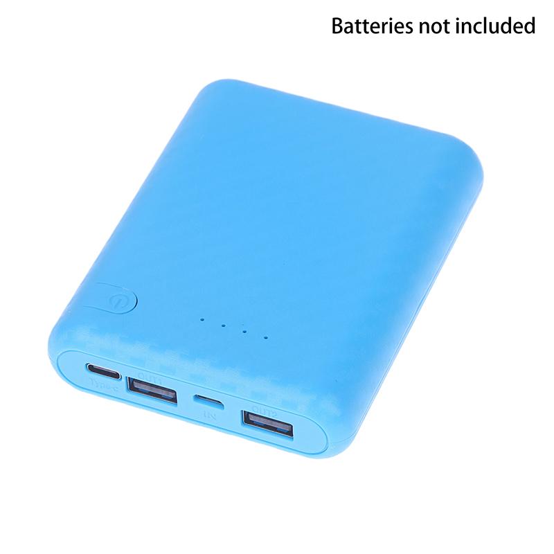 Корпус-бокс на 4 аккумулятора 18650, набор для DIY, материал для источника питания, мини-корпус блока питания без пайки, для дома, на улицу и других случаев