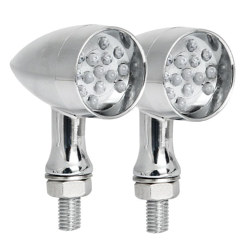 Universal 14 LED Motorcycle Bullet Turn Signal Light for Most Street bike/Metric bike/Dirt Bike/