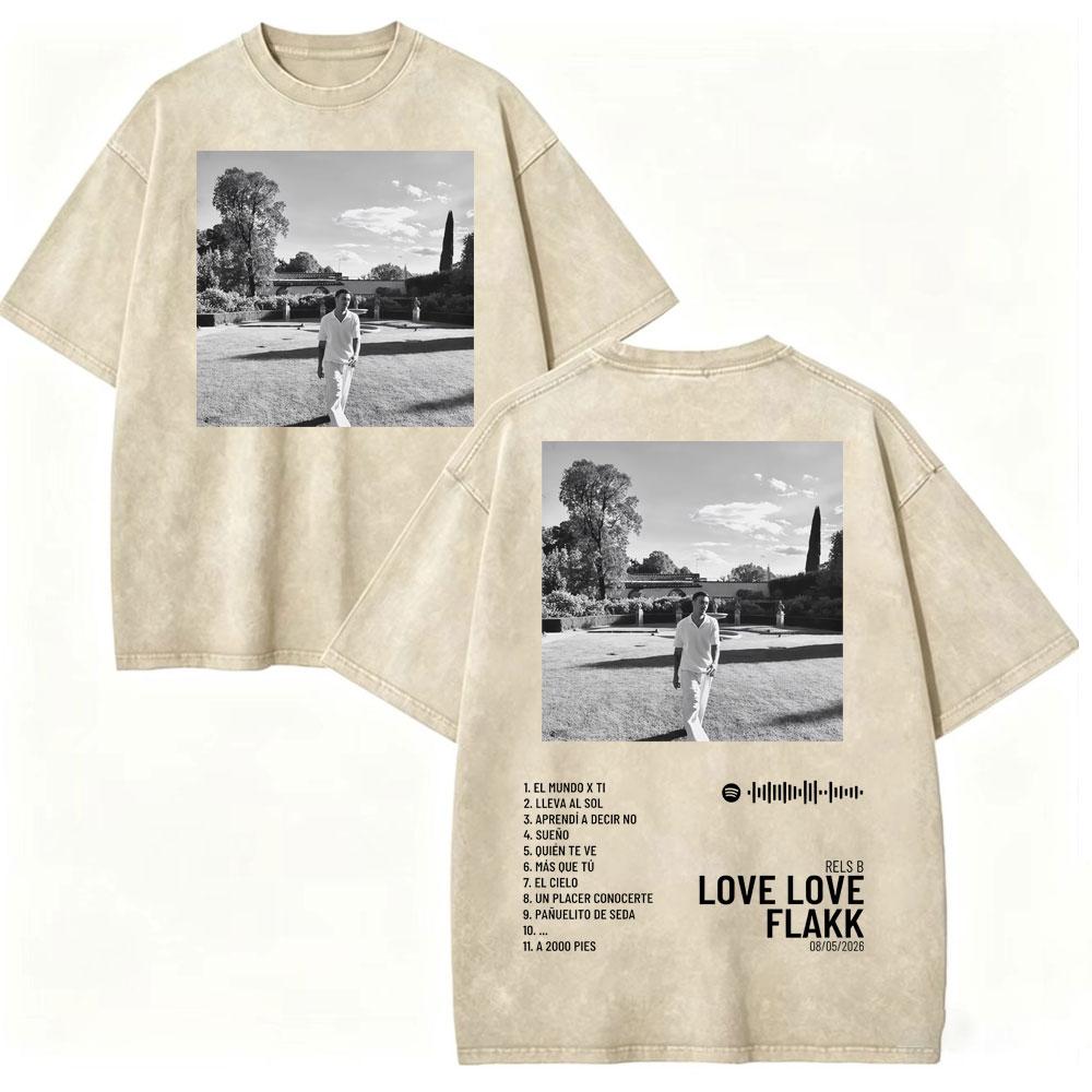 Vintage Washed Rapper Rels B Graphic T Shirts High Street Fashion Trend Short Sleeve Tshirt Unisex Casual Loose Cottontshirts