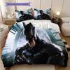 Bat Symbol Dark Mystical Threepiece Set 1 Duvet Cover 2 Pillowcase Without Core Bedding Set Christmas Birthday Gift