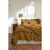 Edredon ou Bout de lit matelassé 90 x 200 cm "Soline" Lin lavé - Soline Caramel - Soline Caramel -