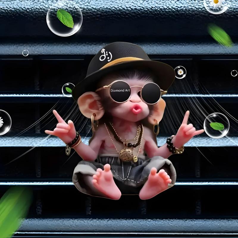 Автомобильный дефлектор вентиляции Клипсы для духов 2D Освежитель воздуха Диффузор Кондиционирование Ароматерапия Клипса для духов Украшение салона автомобиля