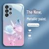 Жидкий универсальный чехол для телефона Samsung S9Plus/S10/S30/S11 с градиентом, бабочкой, цветком и розой