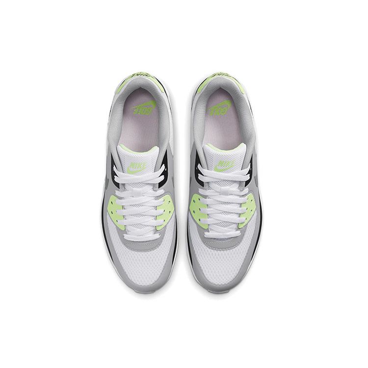 Nike Air Max 90 Golf White Particle Grey Мужские кроссовки Черные светло-дымчато-серые CU9978-104